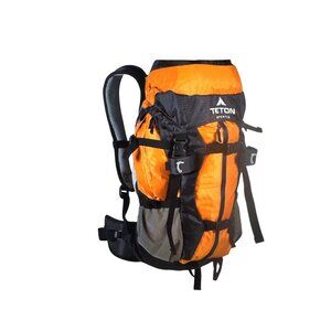 Teton Sports Summit 1500 Hiking Backpack - 22L Capacity - Orange & Black
